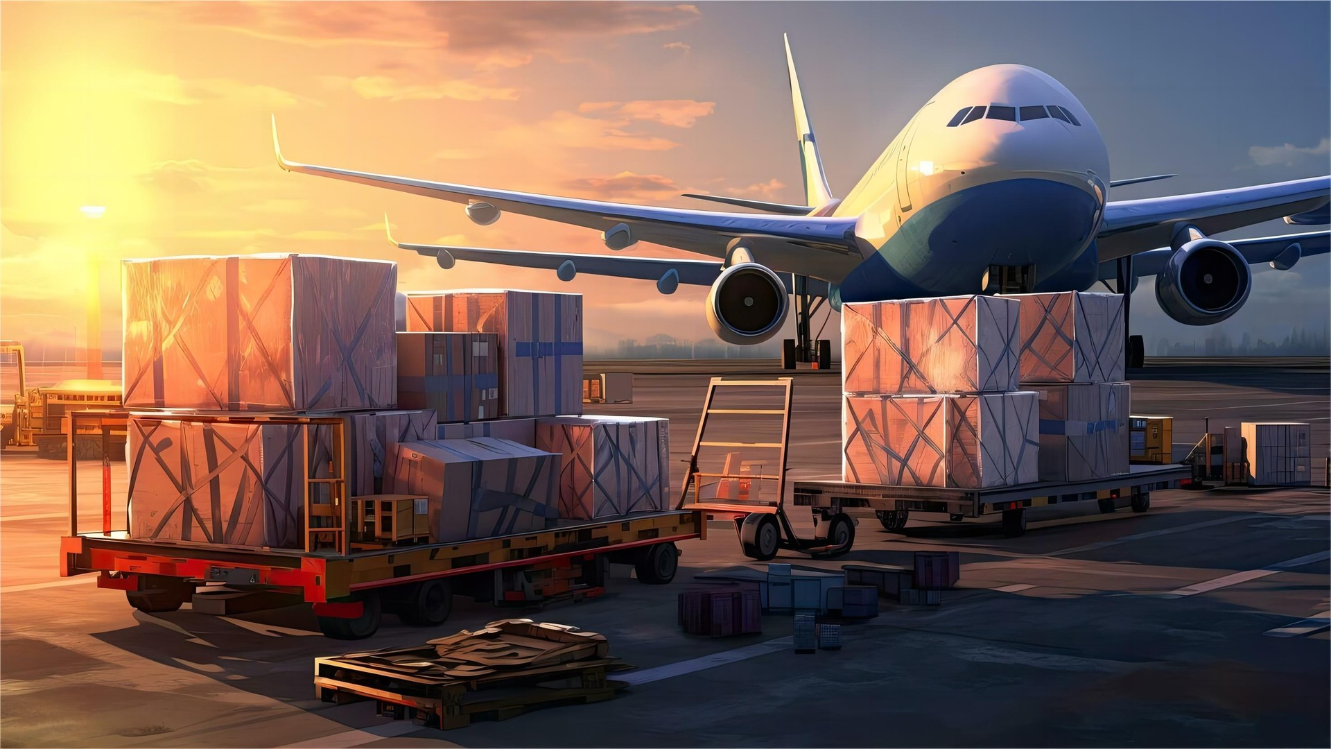 Professional logistics team managing global freight operations