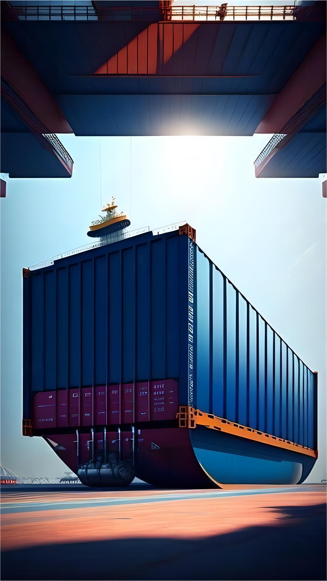 Amazon FBA warehouse workers processing international cargo from China