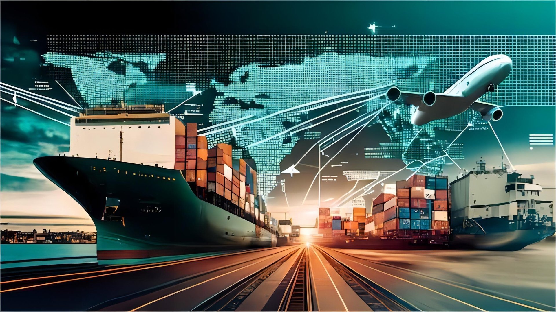 Door to door shipping logistics flow from China