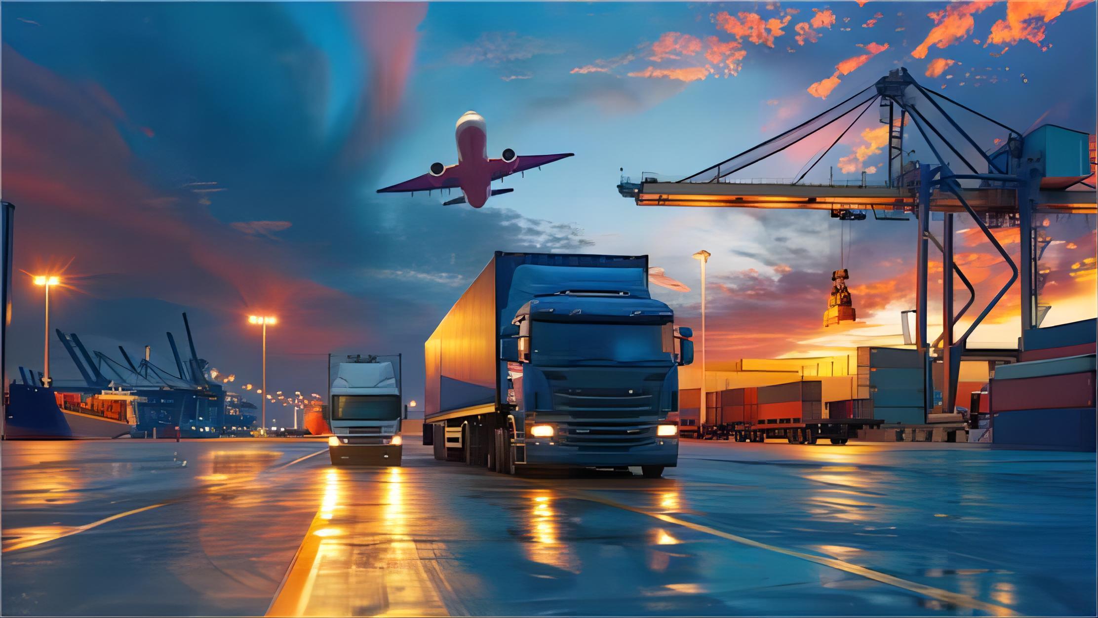 Comparison chart showing sea, air, and rail freight transit times for 2026