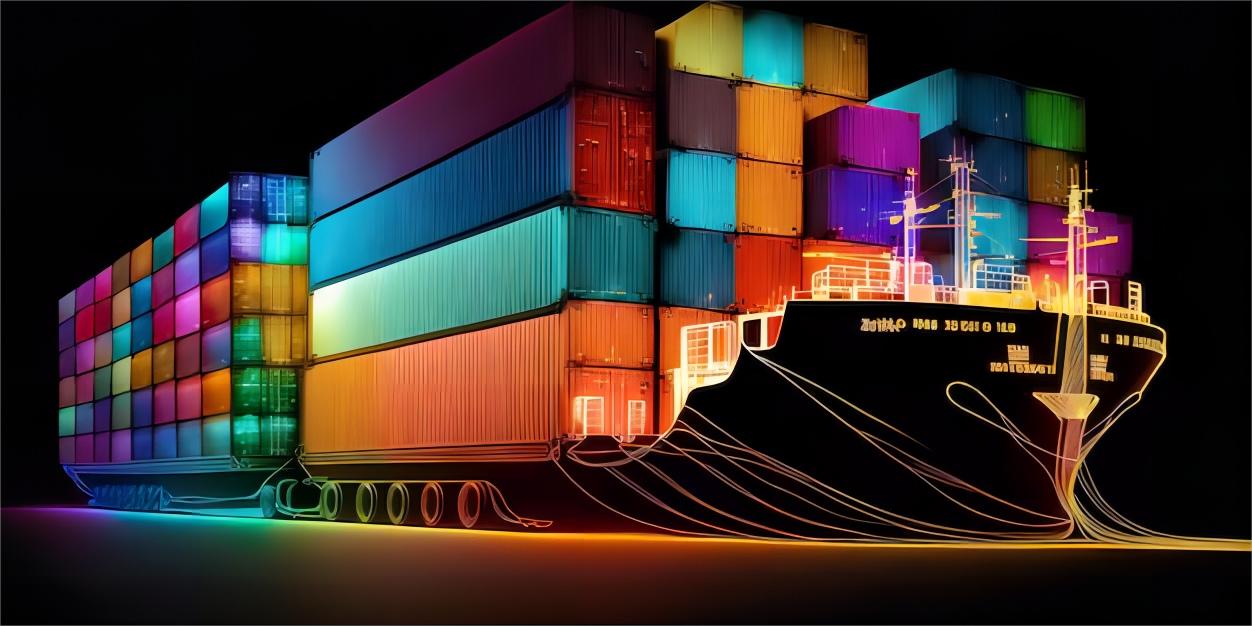 Trucking After Port Arrival Europe corridor shipping and logistics visual
