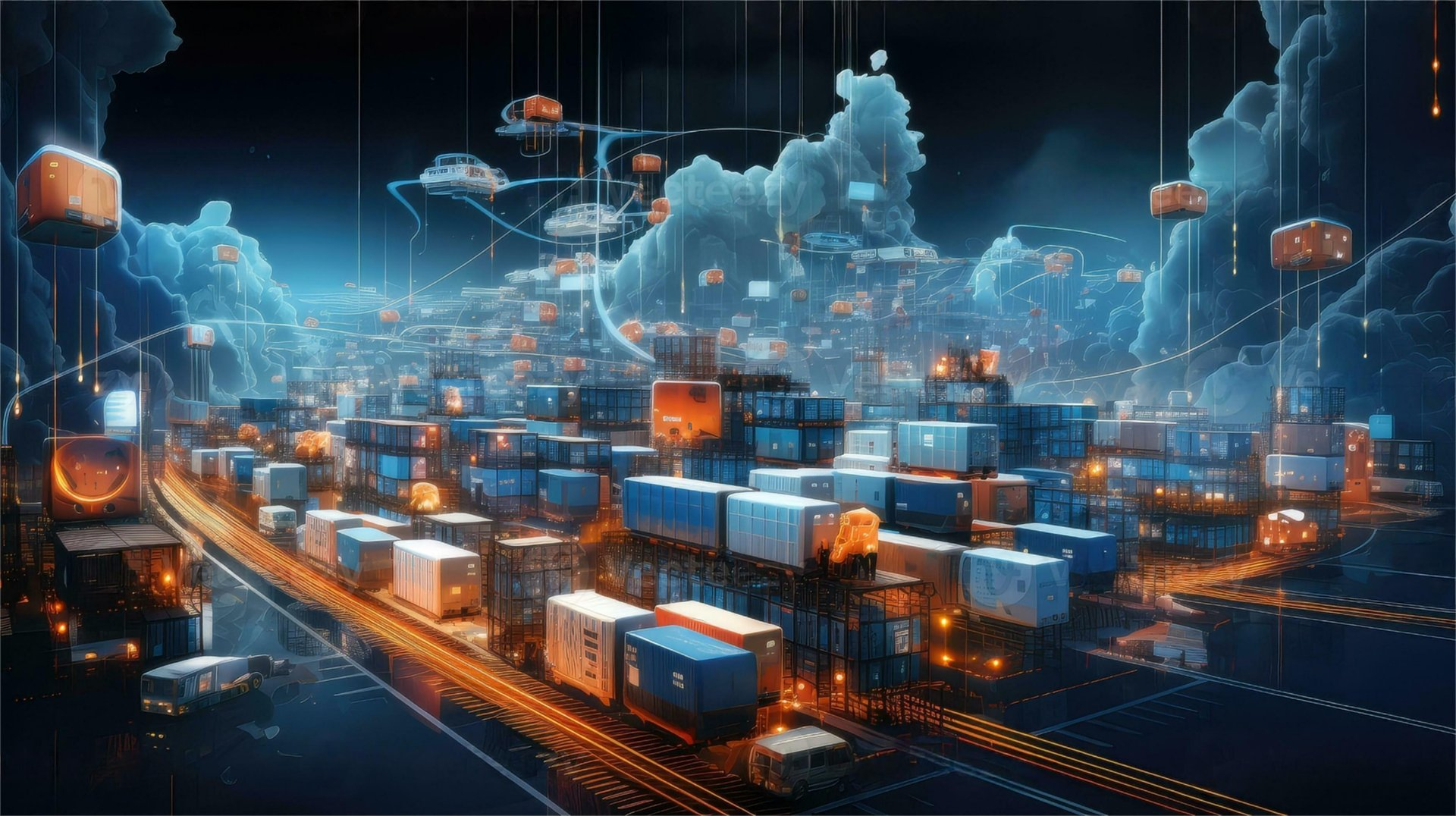 China Southeastern Europe freight and CFS warehouse consolidation visual