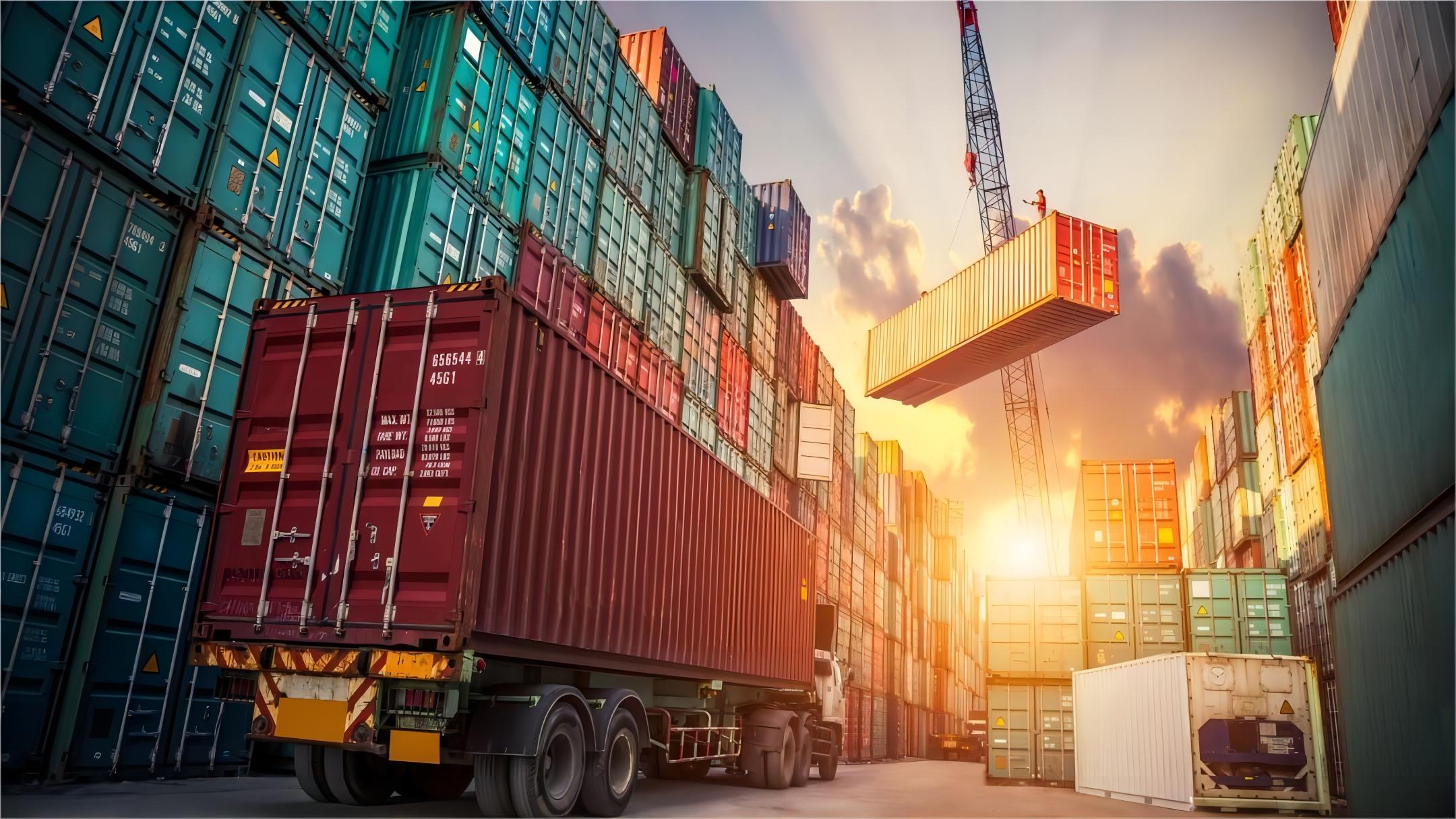 Logistics professional managing shipping documents for Qatar imports