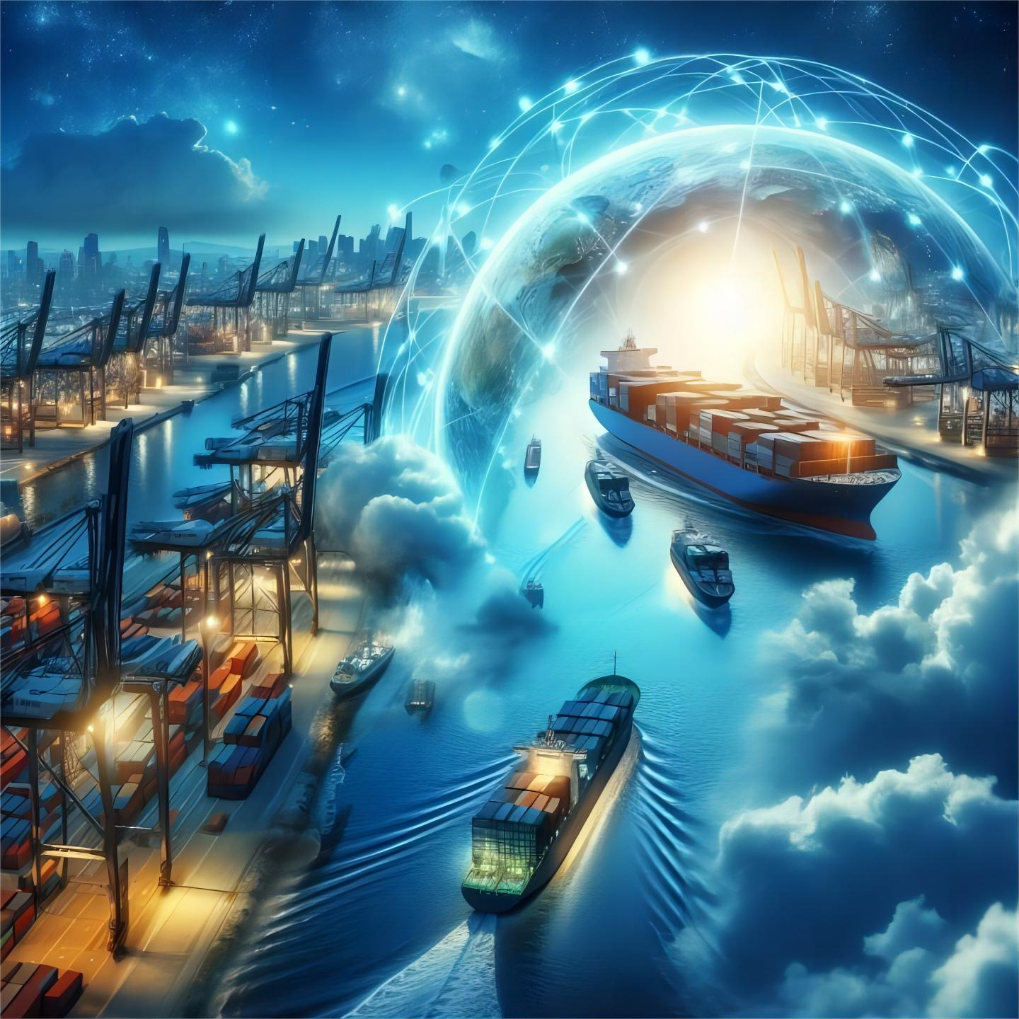 Logistics network visualization for Middle East shipping