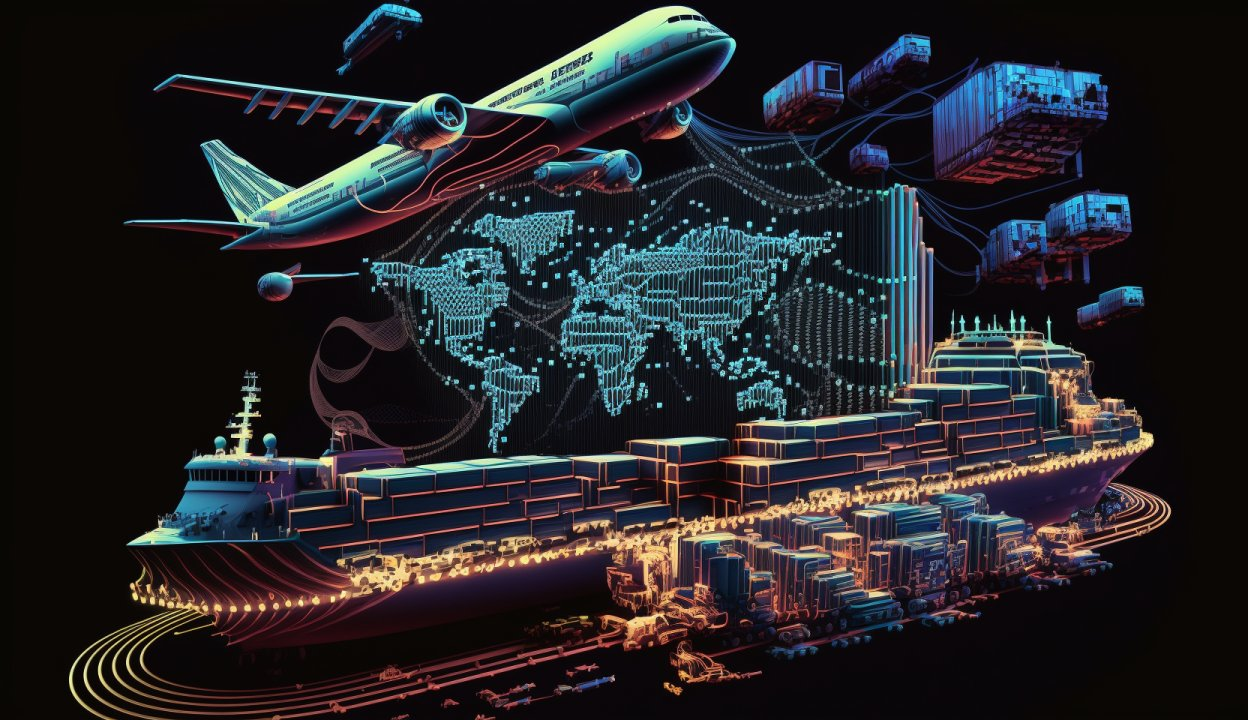 Supply chain management process visualization